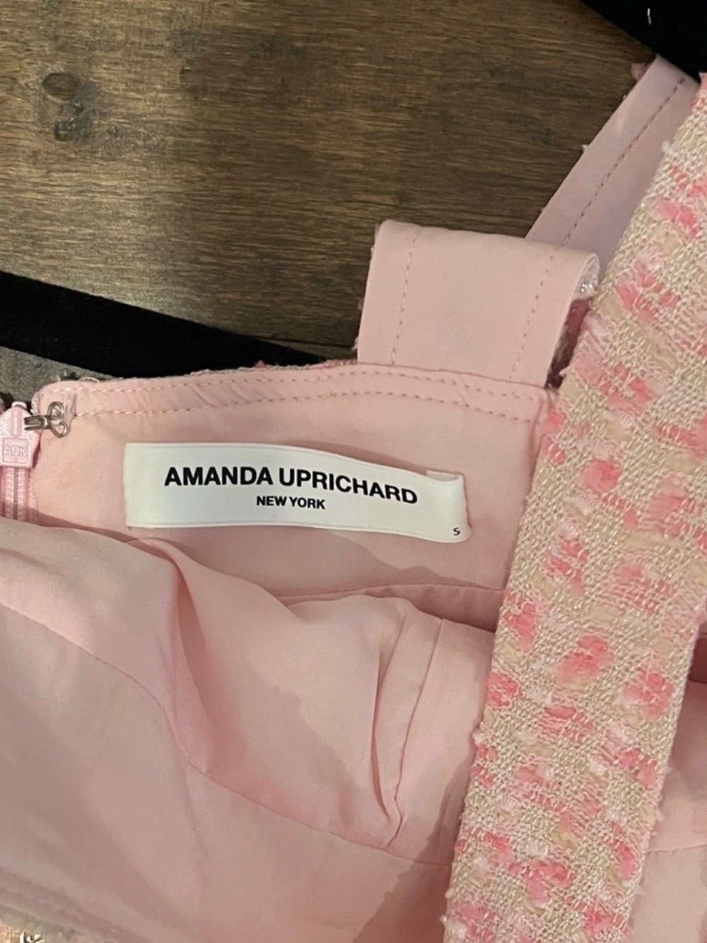 Amanda Uprichard Pink Tweed Mini Dress - Picture 4 of 9